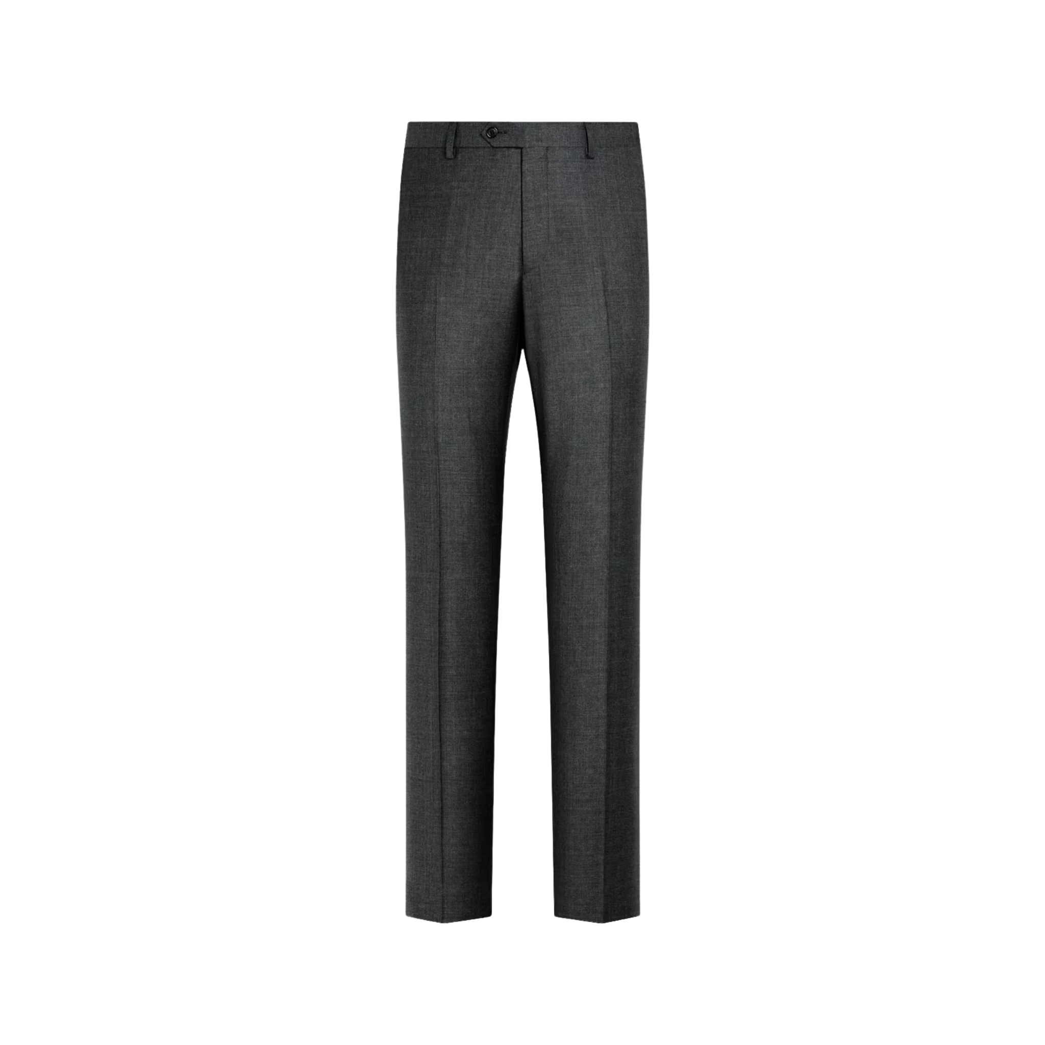 Dark Grey Straight Leg Suit Pants
