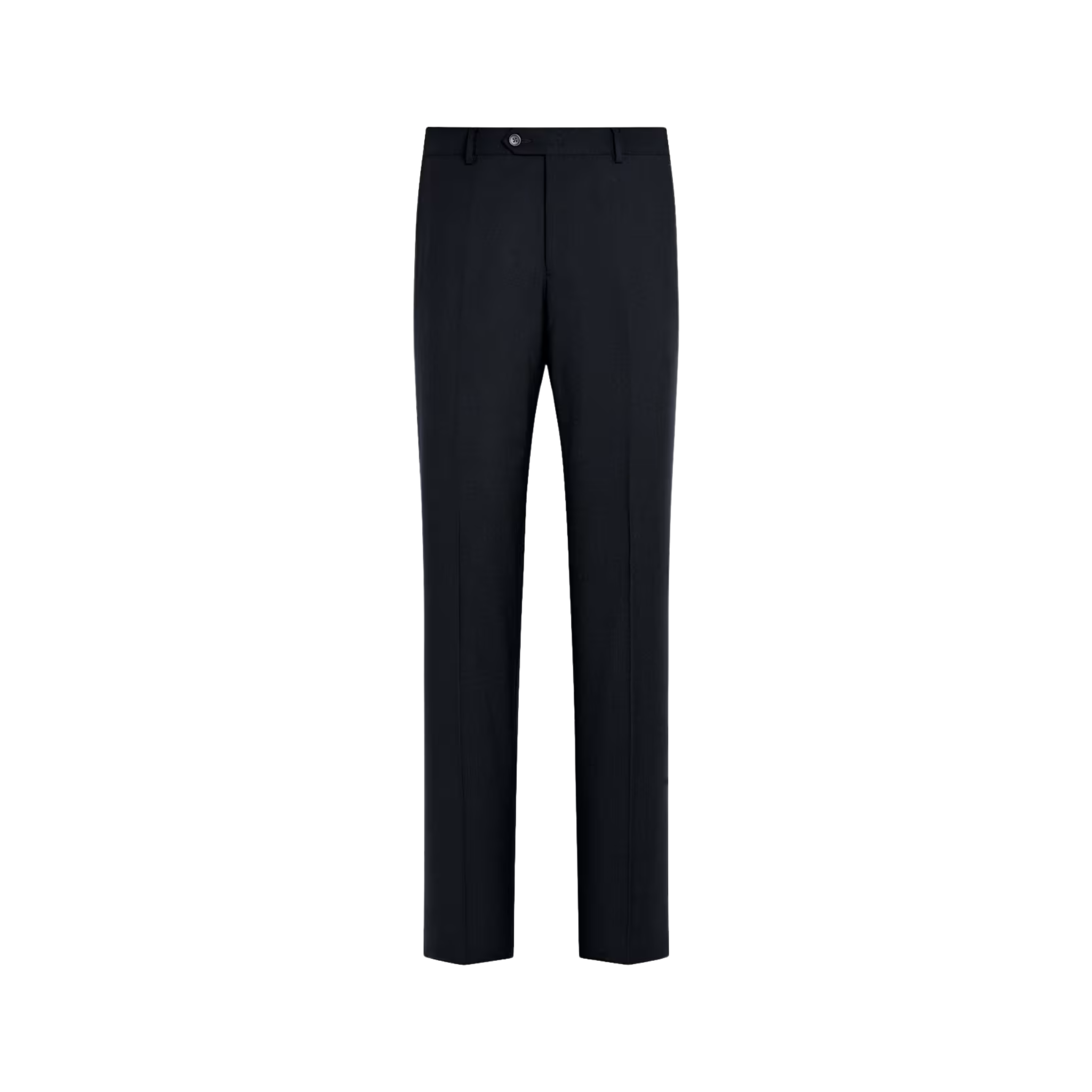 Navy Straight Leg Suit Pants